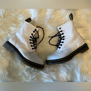 Dr. Martens White boots
